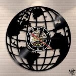 horloge murale originale carte du monde sans led 454 1