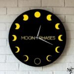 horloge murale originale cycle lunaire 185 1