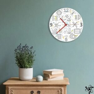 horloge murale originale design mathematique petite 385 1