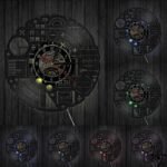 horloge murale originale equation mathematique avec led 837 1
