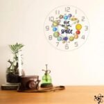 horloge murale originale espace neon enfants 441 1