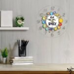horloge murale originale espace neon enfants 477 1