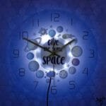 Horloge Murale Originale Espace Néon Enfants - Horloge murale