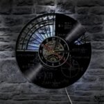 horloge murale originale formule geometrique led 348 1