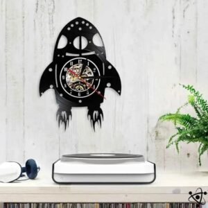horloge murale originale fusee led pour enfants 771 1