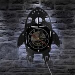 horloge murale originale fusee led pour enfants 831 1