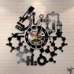 horloge murale originale laboratoire h2o led 313 1