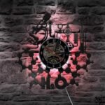horloge murale originale laboratoire h2o led 353 1