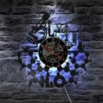 horloge murale originale laboratoire h2o led 455 1