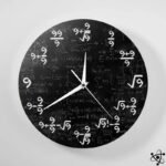 horloge murale originale mathematique design unique 205 1
