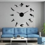 horloge murale originale plongeurs design moderne 574 1