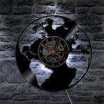 Horloge Murale Originale Terre avec Rétroéclairage Led