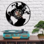 Horloge Murale Originale Terre avec Rétroéclairage Led