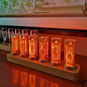 Horloge Nixie à Led Lumineuse Rétro - Horloge Nixie