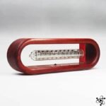horloge nixie fluorescente en bois elegante 689 1