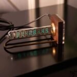 horloge nixie fluorescente retro elegante 357 1