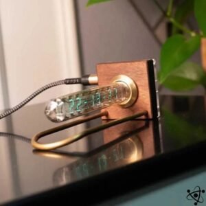 horloge nixie fluorescente retro elegante 373 1