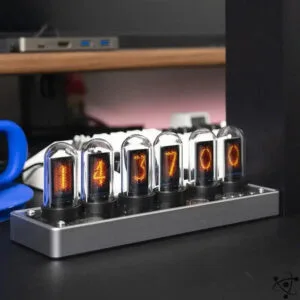 Horloge Nixie Moderne en Métal Unique - Horloge Nixie