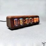 horloge nixie noyer bluetooth cathode froide unique 910 1