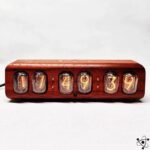 horloge nixie noyer bluetooth cathode froide unique clair 539 1