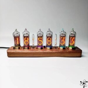 horloge nixie six tubes bluetooth design sovietique 616 1