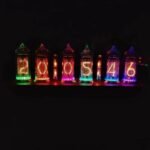 horloge nixie six tubes bluetooth design sovietique 898 1