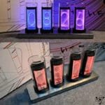 Horloge Nixie Tube Led Rgb Design épuré - Horloge Nixie