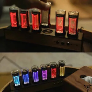 Horloge Nixie Tube Rgb élégante et Colorée - Horloge Nixie