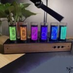 horloge nixie tube rgb elegante et coloree 578 1