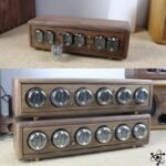 horloge nixie tubes in 4 en bois retro elegan 222 1