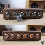 horloge nixie tubes in 4 en bois retro elegan tube 786 1