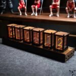 horloge numerique en bois nixie elegante 876 1