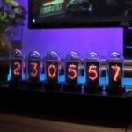 horloge numerique nixie au design retro 150 1