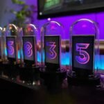 horloge numerique nixie au design retro 522 1