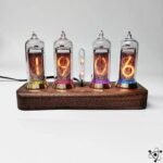 horloge tube nixie bluetooth elegante et connectee 222 1