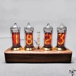 horloge tube nixie bluetooth elegante et connectee 318 1