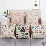 Housse de Coussin Scientifiques 45cm x 45cm avec Fermeture éclair