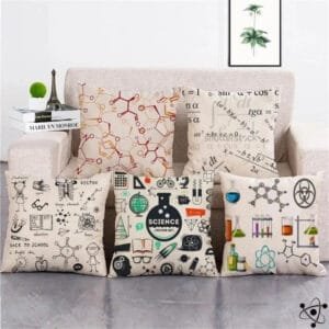 Housses de Coussin Science Maths Biologie Atomique - Housse de coussin