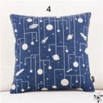 Housse de Coussin Astronomie Déco Science