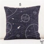 Housses de Coussins Astronomie avec Fermeture éclair