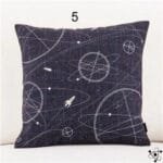 Housse de Coussin Astronomie Déco Science