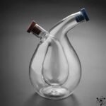 Huilier Vinaigrier Chimiste Pratique à deux Couches
