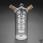 Huilier Vinaigrier Chimiste Pratique à deux Couches