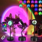 Lampe à Coucher Soleil Multicolore Apaisante