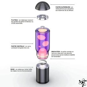 lampe a lave bleu diffuseur elegant pour votre interieur 627 1