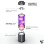 Lampe à Lave Violette Diffuseur de Parfum