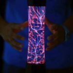 lampe a plasma tube coloree et animee 482 1