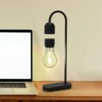 lampe magnetique design futuriste en bois 327 1