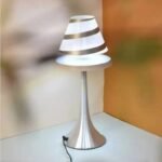 lampe magnetique levitation spirale abat jour tourne 714 1