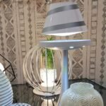 lampe magnetique levitation spirale abat jour tourne blanc 978 1